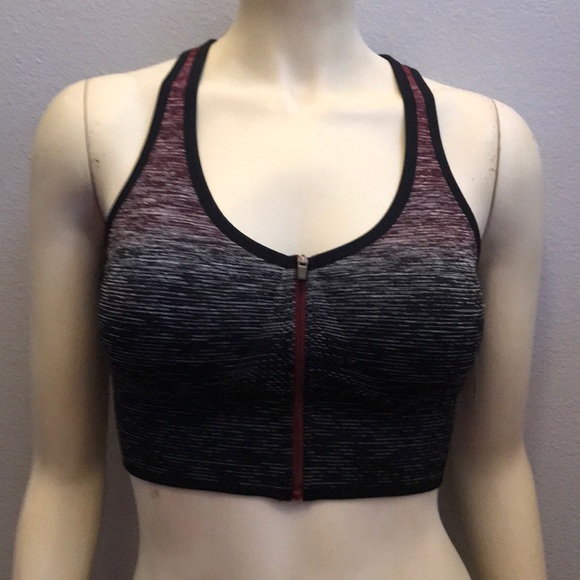 Active Burgundy Racerback sports bra - Picture 1 of 3